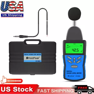 Digital Sound Level Meter 30~130dB Professional Sound Noise Decibel Meter A/C - Picture 1 of 12