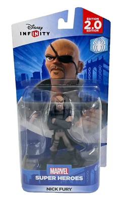 Figura Spiderman Disney Infinity Nick Fury Marvel Super Heroes Edición 2.0 Foto 1 de 4