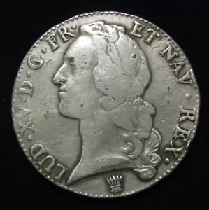 ZALDI2010 - FRANCIA , LOUIS XV , 1 ECU DE 1767 , LIMOGES , PLATA - Photo 1 sur 2