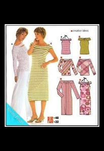 Burda 8223 Uncut-FF ©2005 Misses Pattern sz: 10-22 Dress Top - Picture 1 of 2