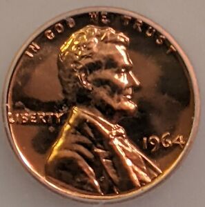 1964 US MINT LINCOLN PENNY ICG PR69 RD PROOF MEMORIAL CENT 🇺🇲 Great Eye Appeal