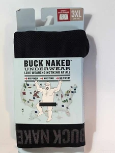 DULUTH TRADING BUCK NAKED BLACK SHORT BOXER BRIEF 3XL, XXXL, 48" -50" - Picture 1 of 1