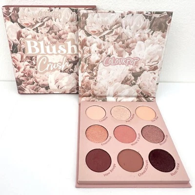 ColourPop BLUSH CRUSH Eyeshadow Palette 9 Pan Pinks & Nudes BRAND NEW IN BOX - Image 1 of 3