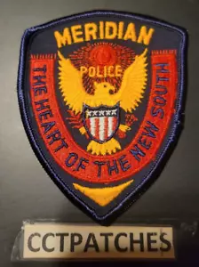 MERIDIAN, MISSISSIPPI POLICE SHOULDER PATCH MS - Picture 1 of 2