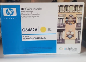 HP ~ Color LaserJet ~ Q6462A Amarillo 4730 ~ Cartucho de tóner ~ Nuevo ~ Sellado de fábrica - Imagen 1 de 5