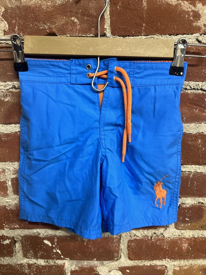 Ralph Lauren Polo Kids Swim Shorts Blue Size 4T - Image 1 of 4