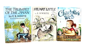 E.B. WHITE Treasury Boxed Set 3 Paperback Books Scholastic Illus. Garth Williams - Bild 1 von 5