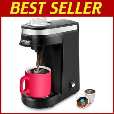 Single Serve Coffee Maker for K Cups & Ground Coffee, Black - Image 1 of 4