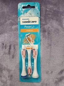 New! 3 Pack Philips Sonicare PowerUp Medium Replacement Brushes HX3013 - Picture 1 of 9