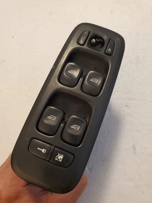 Interruptor de ventana maestra de puerta del conductor Volvo S60 S80 XC70 XC90 1999-2006 30658146 FABRICANTE DE EQUIPOS ORIGINALES Foto 1 de 4