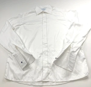 ETON CONTEMPORARY French Cuff 17/36.5 Button Long Sleeve Dress Shirt White - Picture 1 of 17