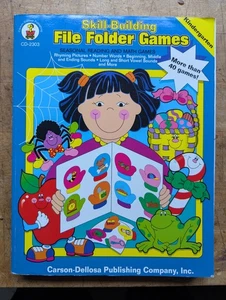 File Folder Games Carson-Dellosa Seasonal Reading & Math Kindergarten. (#1#) - Picture 1 of 13