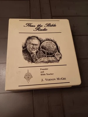 Thru the Bible Radio, J. Vernon McGee, Bible Teacher Binder Set, New Testament - Image 1 of 4