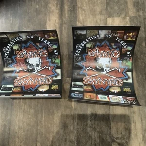 2 Lynyrd Skynyrd Posters 50 Th Anniversary - Picture 1 of 3