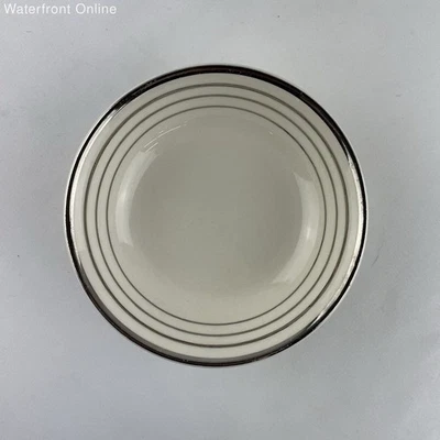 Juego de 3 cuencos de aleación de 5" forrados en oro platino garantizados Century by Salem RARO de colección Foto 1 de 4