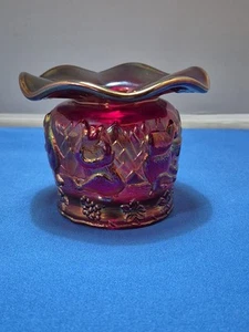 Vintage Fenton 1982 ICGA Carnival Glass Frolicking Bears Spittoon RARE! - Picture 1 of 11