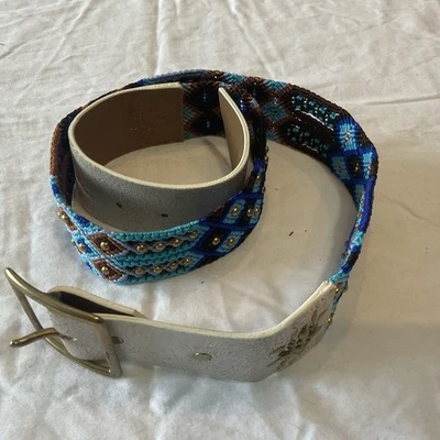 Calleen Cordero Cabo 1.75” Woven Belt Size 34 - Image 1 of 4