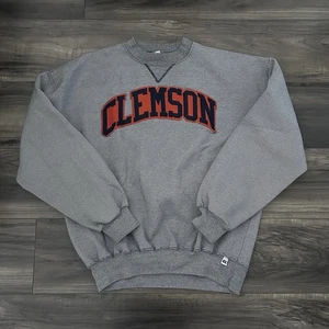 Vintage Russell Athletic Clemson Tigers Crewneck Sweatshirt Size XL USA Made - Picture 1 of 8