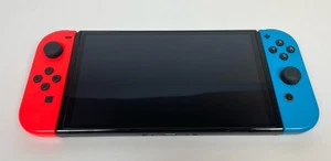 Nintendo Switch OLED Model Handheld Console 64GB Neon Red/Neon Blue - SHIPS FAST - Picture 1 of 15