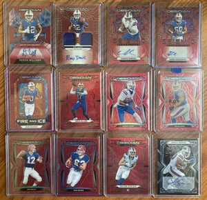 Buffalo Bills 2024 Obsidian Red /## Color Match Set (12) J Allen /90 & 5 Autos! - Picture 1 of 19