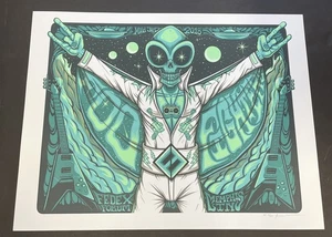 Poster Foo Fighters Memphis 2018 AE 9/65 Jim Mazza Elvis Alien firmato 24x18 RARO - Foto 1 di 6