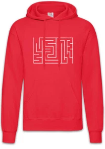 Maze II Hoodie Sweatshirt Labyrinth Mystic Hypnosis Hypnotize Spiral Circle - Picture 1 of 1