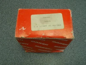 MARSH GAUGE 2.5" J4805 0-30 VACUUM 1/4" 0-100 KPA PNEUMATIC AIR STEAMPUNK *NEW* - Picture 1 of 1