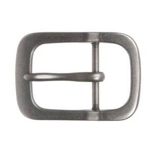 Hebilla de cinturón de barra central rectangular de una sola punta de 1 5/8" (40 mm) - Imagen 1 de 4