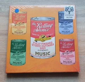 THE ROLLING STONES - FULLY FINISHED STUDIO OUTTAKES 2021 NUMBERED 5LP 24/550 - Picture 1 of 5