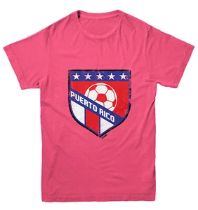 Puerto Rico Soccer - Distressed Puerto Rican Badge Youth T-Shirt - Picture 1 of 20