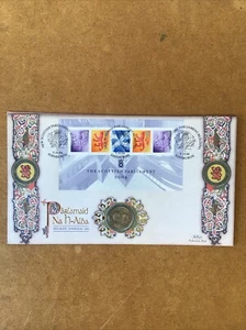 Parlamaid Na h-alba The Scottish Parliament One Shilling Copertina per monete - Foto 1 di 1