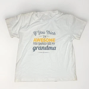 T-shirt bambino ragazzo stampa grafica se pensi che io sia fantastica taglia 5 - Foto 1 di 4