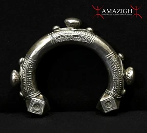 Old Fulani Bracelet - Massive Silver - West Africa - Picture 1 of 11