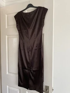 Zara Satin MIDI Dress - Picture 1 of 2