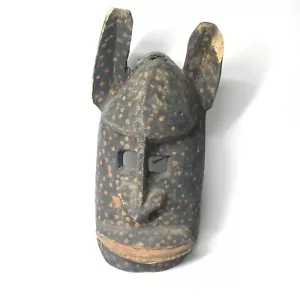 Maschera in legno tribale africano intagliato vintage dogon leopardo? - Foto 1 di 12
