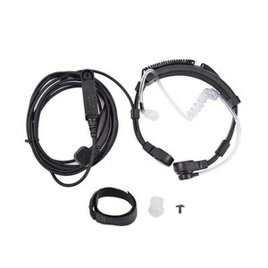 Throat Mic Headset Air Tube Fit for Baofeng UV-9R Plus BF-9700 BF-A58 UV-82WP N - Zdjęcie 1 z 14