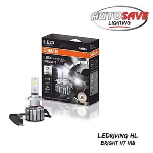2x H7 LED OSRAM LEDriving HL BRIGHT H7/H18 6000K Bulbs 64210DWBRT-2HFB NEW 2022 - Picture 1 of 2