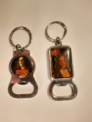 WCW 1998 Sting Keychain Bottle Opener Lot Cover