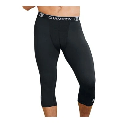 Medias Champion PowerFlex 3/4 negras para hombre talla L Foto 1 de 4