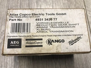 AEG Gear 4931343077 Kango Atlas Copco Riduzione Albero Ingranaggio Interruttore Ricambio - Foto 1 di 1