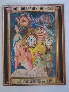 1969 TOURNAMENT OF ROSES OFFICIAL PROGRAM - 80TH - SEE PICS - TUB QQQQ - Picture 1 of 6