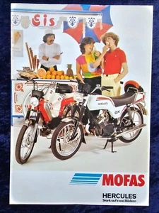 Hercules Mofas, originaler Prospekt, Modelle: Prima 2 3  4 5 S, GX, Optima 3 S - Picture 1 of 4