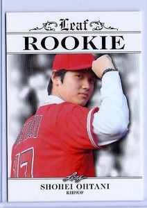 "RARE" 2018 SHOHEI OHTANI LEAF "1ST EVER PRINTED" ROOKIE CARD #RA-01! MINT!
