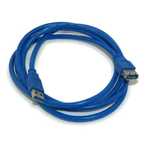 Cable de extensión de 6 ft USB 3.2 Gen 1 SUPERVELOCIDAD 5Gbps tipo A macho a hembra - Imagen 1 de 3