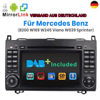 Radio samochodowe Nawigacja DVD DAB+ do Mercedes Benz Klasa A/B V Viano Vito W639 Sprinter