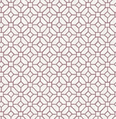 Papel pintado geométrico Brewster 2657-22241 Gigi ciruela Foto 1 de 2