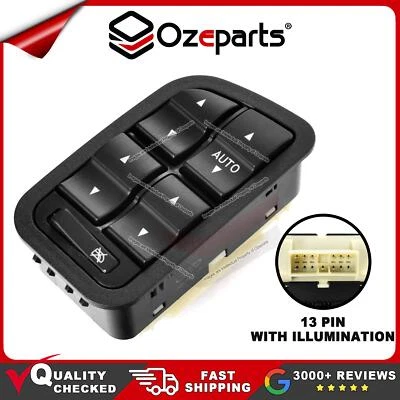 Ford Fairmont BA BF 02~08 Electric Power Master Window Switch WITH Illumination - image 1 of 4