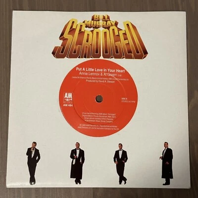 ANNIE LENNOX & AL GREEN Put A Little Love in Your Heart UK vinyl 7" single AM484 - Image 1 of 2