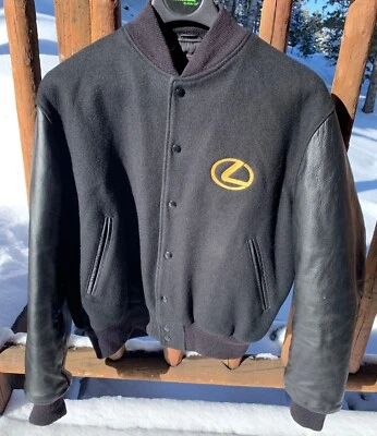 Chaqueta Universitaria Lexus XL De Colección Golden Bear Para Hombre Cuero Lana Excelente Foto 1 de 4