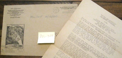 USMC 1944 original WW II  17 year old Marine Corps papers and envelopes - Image 1 of 4